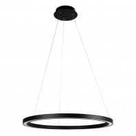 Oriel Lighting-Nebula 60cm Modern LED Halo Pendant - Black / White